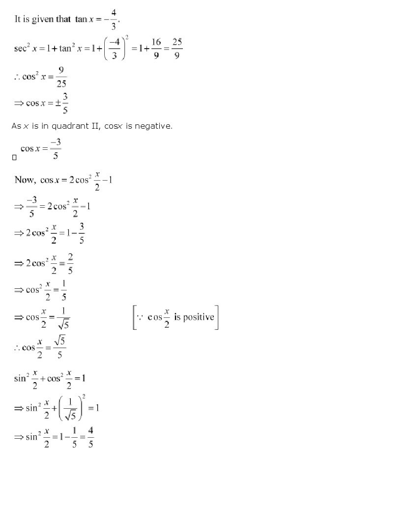 11th, Maths, Trigonometric Functions 40