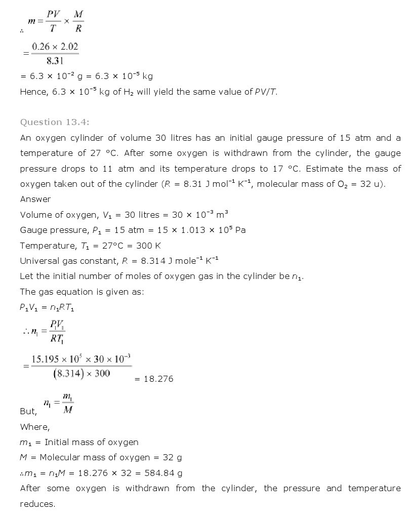 11th, Physics, Kinetic Theory 4