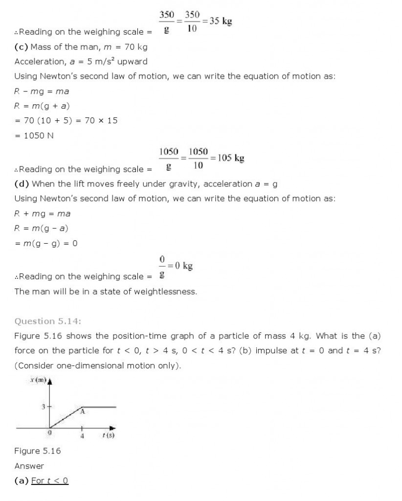 assignment of laws of motion class 11