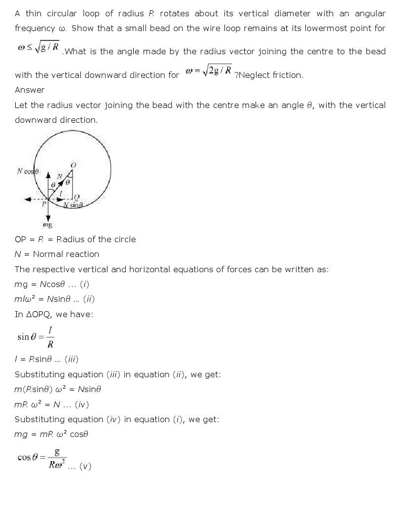 11th, Physics, Laws of motion 39