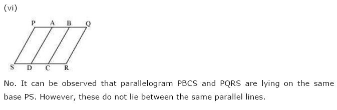 Areas of Parallelograms NCERT Solutions 3