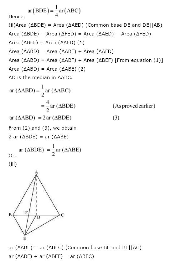 Areas of Parallelograms NCERT Solutions 32