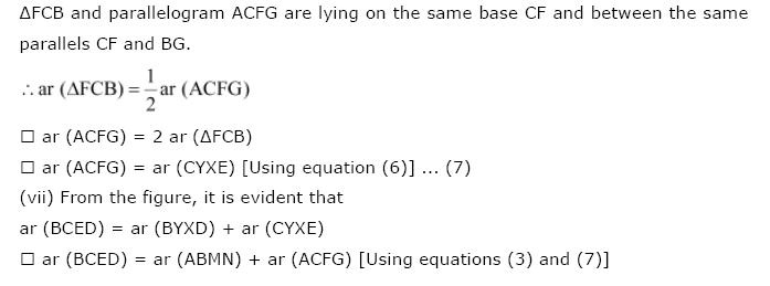 Areas of Parallelograms NCERT Solutions 42