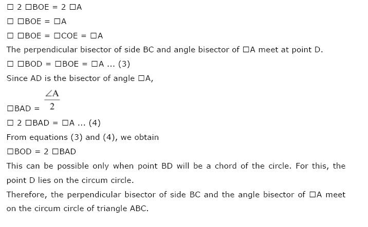 Circles NCERT Solutions 37
