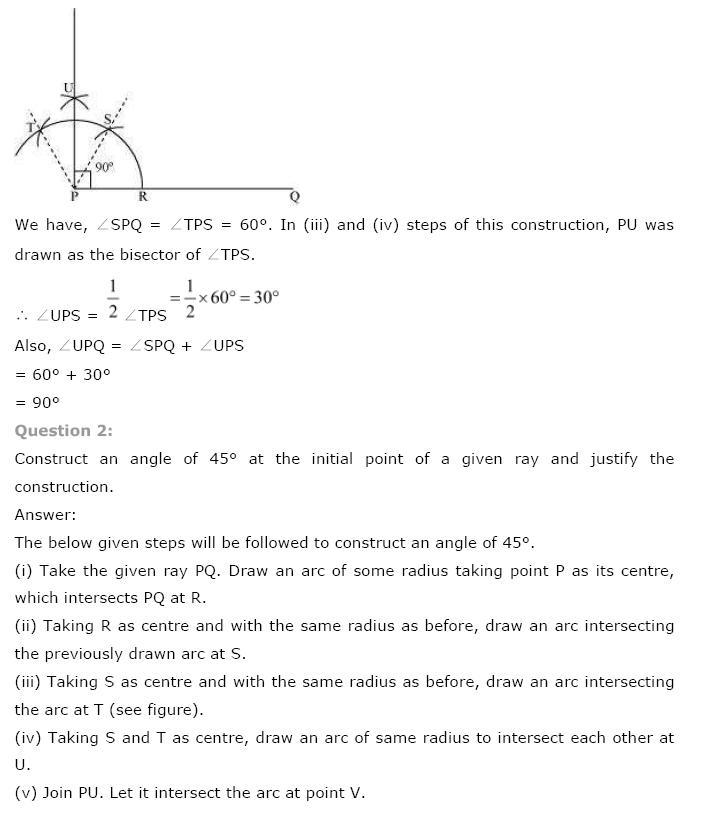 Geometric Constructions NCERT Solutions 2