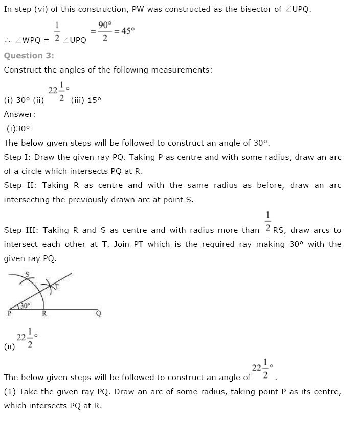 Geometric Constructions NCERT Solutions 4