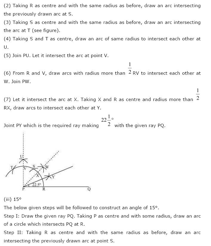 Geometric Constructions NCERT Solutions 5