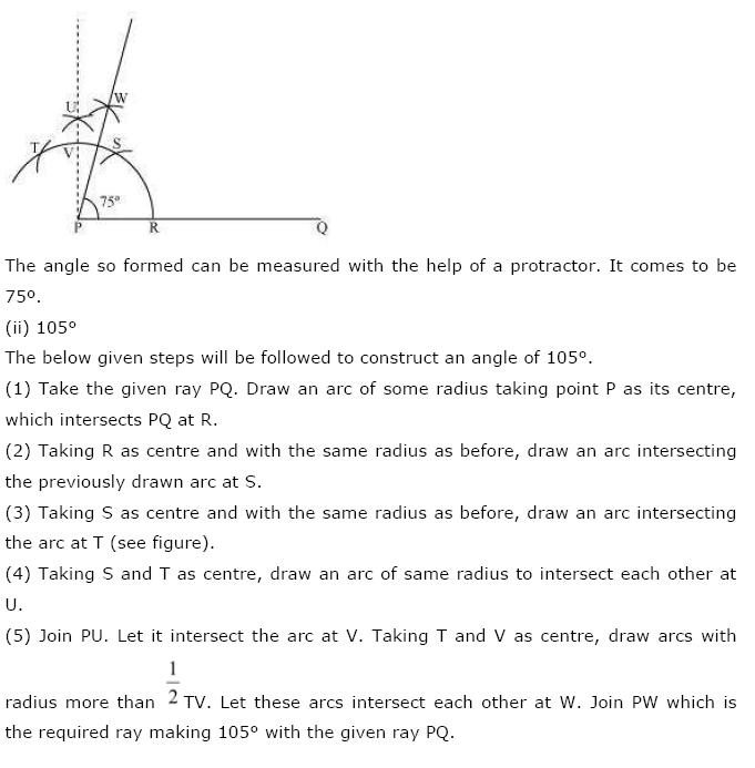 Geometric Constructions NCERT Solutions 7