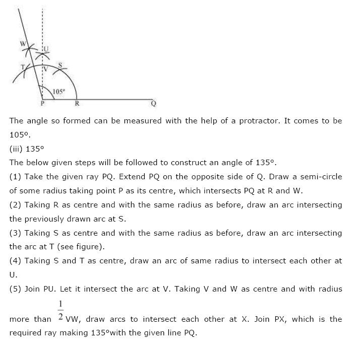 Geometric Constructions NCERT Solutions 8