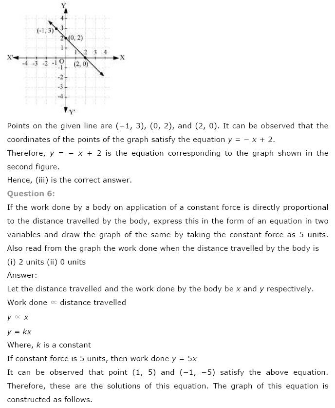Linear Equations NCERT Solutions 13