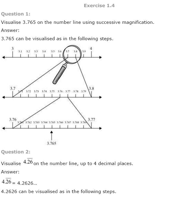 Number Systems NCERT Solutions 11