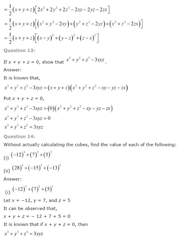 Polynomials NCERT Solutions 40