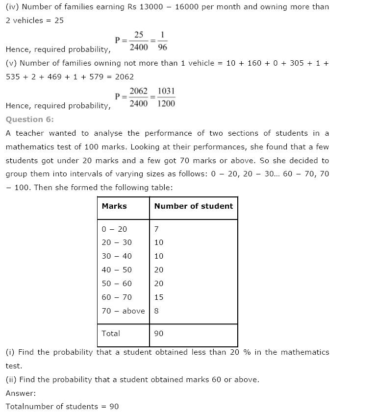 Probability NCERT Solutions 5