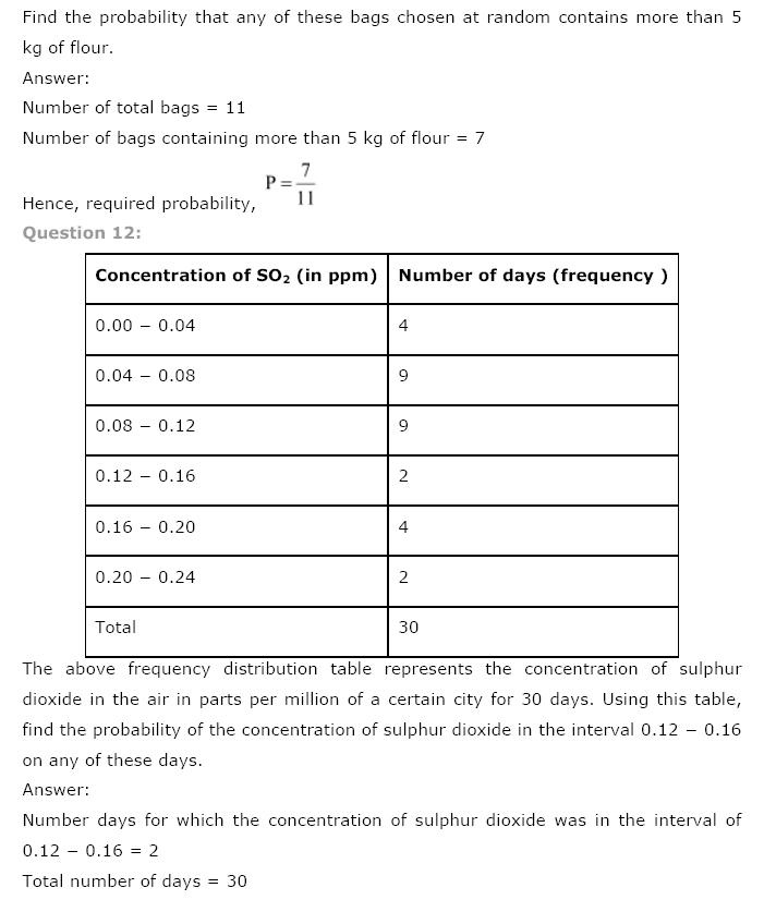 Probability NCERT Solutions 8