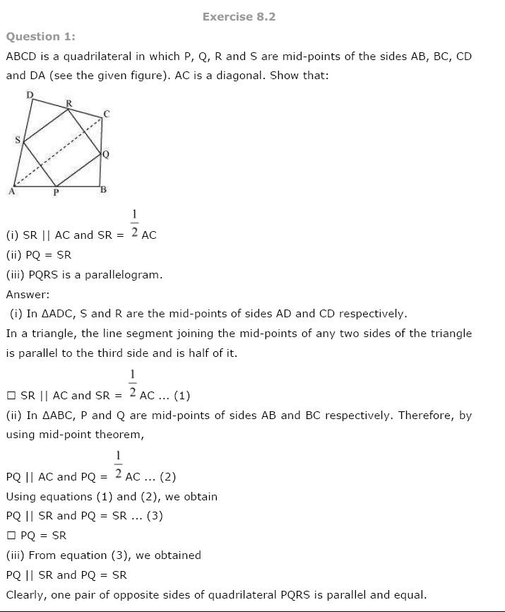 Quadrilaterals NCERT Solutions 14