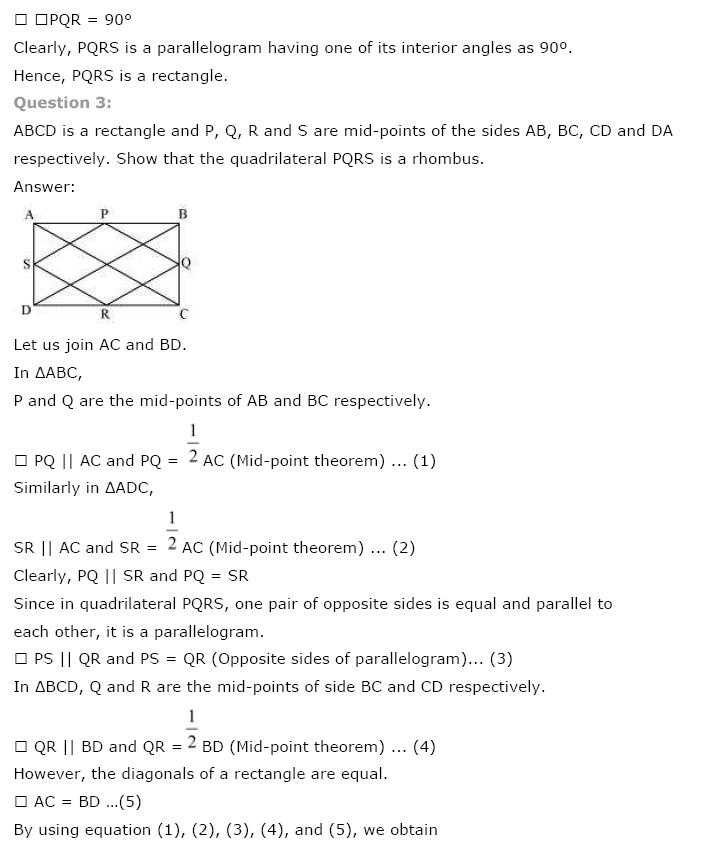 Quadrilaterals NCERT Solutions 16