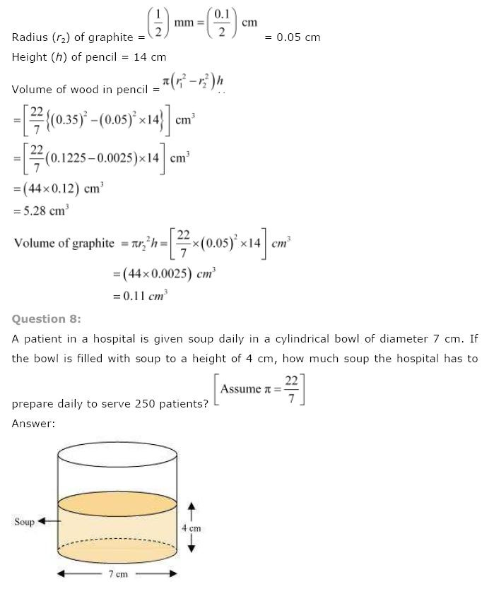 Surface Areas And Volumes NCERT Solutions 41