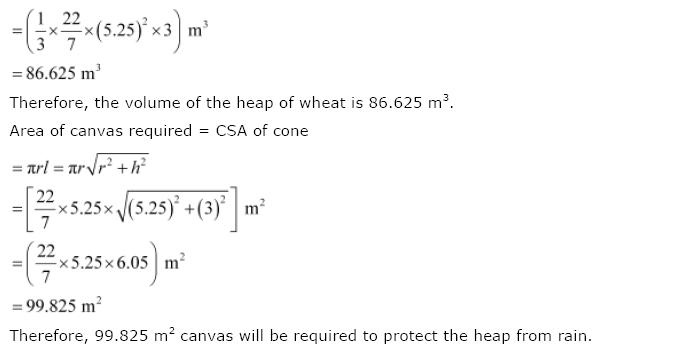 Surface Areas And Volumes NCERT Solutions 50