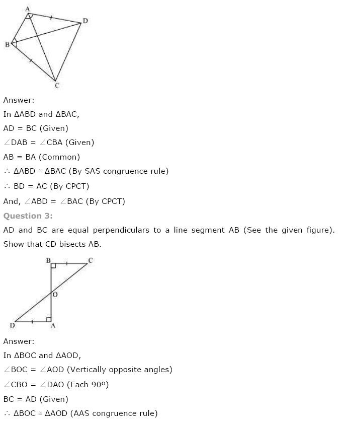 Triangles NCERT Solutions 2
